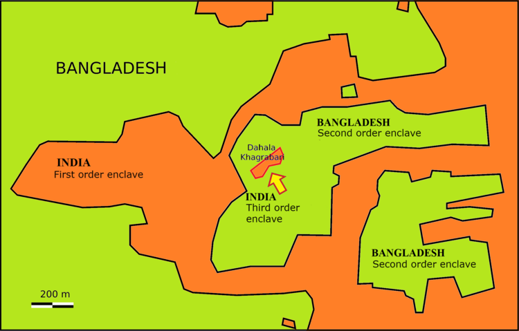 Map of Dahala Khagrabari